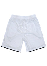 Ανδρική αθλητική βερμούδα GUF - XY-6061 - athletic regular shorts λευκό