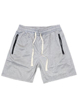 Ανδρική αθλητική βερμούδα GUF - DB-6091 - athletic regular shorts γκρι