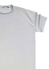Ανδρική κοντομάνικη μπλούζα Tony Couper- B25/1 - fabric oversized t-shirt γκρι