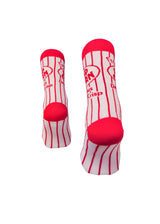 V-tex socks pop corn all red - white