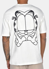 CLEVER CLOTHING Ανδρική κοντομάνικη μπλούζα λευκή Gatos CT-26210-white