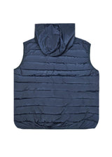 GUF CLOTHING Ανδρικό αμάνικο μπουφάν με αποσπώμενη κουκούλα - Μπλε σκούρο 2102