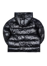 GUF CLOTHING - Ανδρικό μπουφάν puffer με αποσπώμενη κουκούλα - Μαύρο 2110