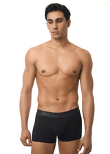 Ανδρικό εσώρουχο μπόξερ MED - RYAN - 21122776-268 - boxer 3D dark grey side panels μαύρο