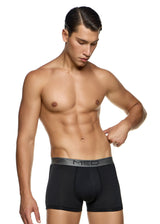 Ανδρικό εσώρουχο μποξερ MED - 21120777-269- ian 3D side panels μαύρο