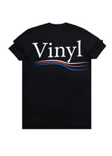 Ανδρική κοντομάνικη μπλούζα Vinyl art clothing - 21920-01 - linewave regular fit μαύρο