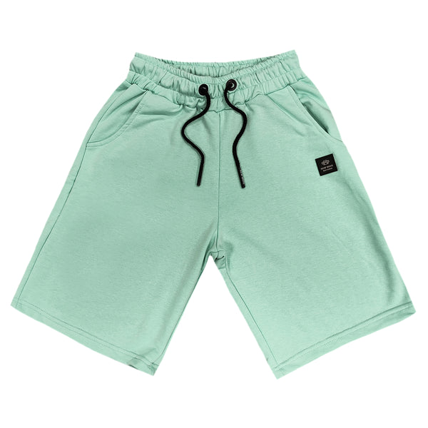 New wave clothing - 231-10 - simple shorts - light blue