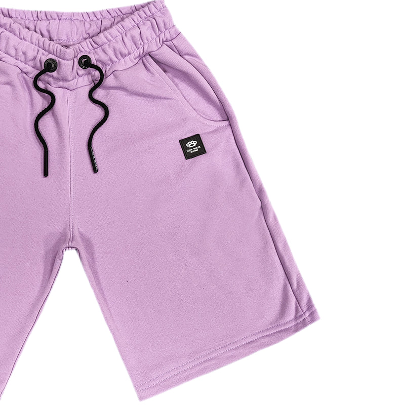 New wave clothing - 231-10 - simple shorts - lilac