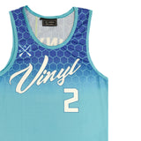 Vinyl art clothing - 23751-66 - sleeveles tee with logo - blue