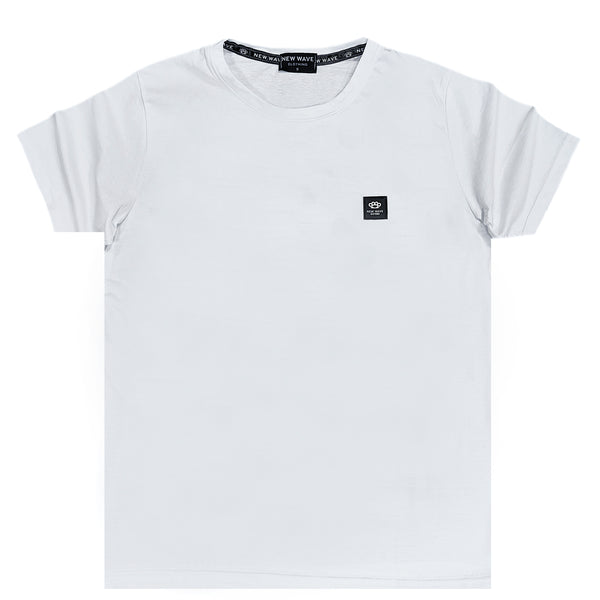 New wave clothing - 241-07 - smurfnoff t-shirt - white