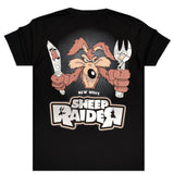 New wave clothing - 241-13 - sheep raider t-shirt - black
