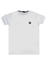 Ανδρική Κοντομάνικη Μπλούζα New wave clothing - 241-28 - music logo λευκό