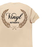 Vinyl art clothing - 24533-77 - authentic t-shirt - beige