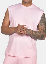 Ανδρική αμάνικη μπλούζα Two Brothers - BT-25650 - basic sleeveness ροζ