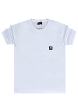 Ανδρική κοντομάνικη μπλούζα New wave clothing - 251-10 - error 404 logo λευκό