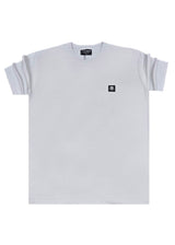 Ανδρική κοντομάνικη μπλούζα New wave clothing - 251-24 - pug life logo γκρι