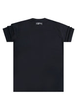 Ανδρική κοντομάνικη μπλούζα New wave clothing - 251-36 - songoku logo μαύρο