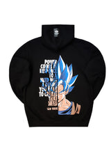 Ανδρικό φούτερ με κουκούλα New wave clothing -252-39-black hoodie-Power-μαύρο