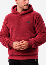 Ανδρική φούτερ με κουκούλα New wave clothing-252-45-Hoodie κόκκινο 232-39