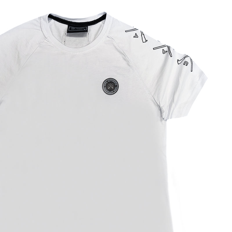 Vinyl art clothing - 27512-02 - icon logo print t-shirt - white