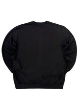 Ανδρικό φούτερ χωρίς χνούδι Close society - W25-101 - white logo sweatshirt μαύρο