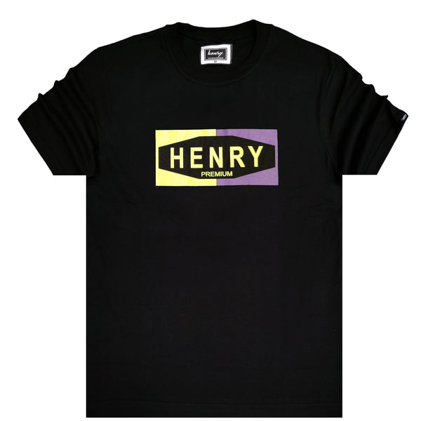 Henry clothing - 3-203 - complimentary logo t-shirt - black