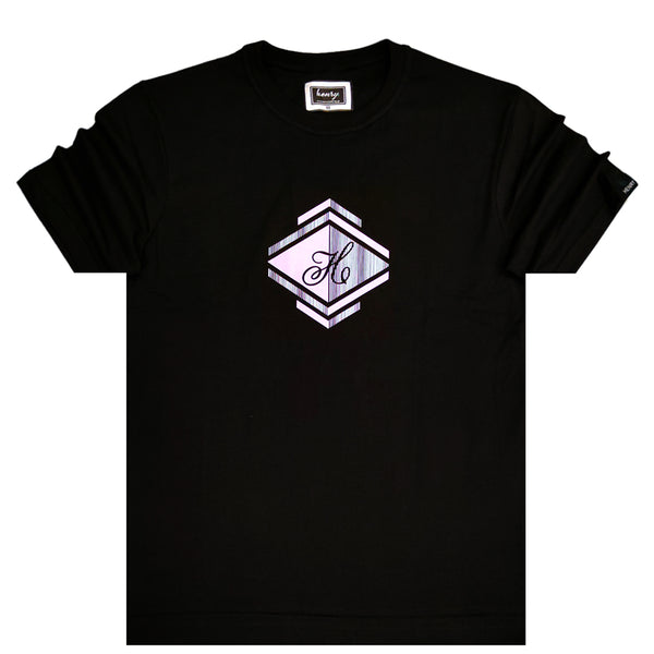 Henry clothing - 3-204 - hue logo t-shirt - black