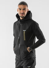 Ανδρική ζακέτα Henry clothing-3-445- jacket zip black