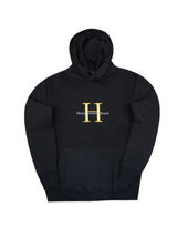 Ανδρικό φούτερ με κουκούλα Henry Clothing-3-502-Henry logo hoodie black