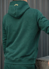 Ανδρικό φούτερ με κουκούλα Henry Clothing-3-509-Henry logo hoodie green