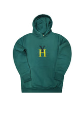 Ανδρικό φούτερ με κουκούλα Henry Clothing-3-509-Henry logo hoodie green