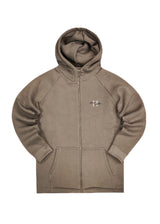 Ανδρική ζακέτα Henry clothing-3-517-caligraphy logo jacket brown