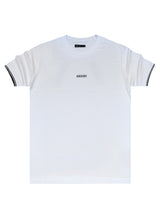 Ανδρική κοντομάνικη μπλούζα Henry clothing-3-614-white