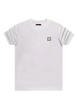 Ανδρική κοντομάνικη μπλούζα Henry clothing-3-634-small patch tee λευκή