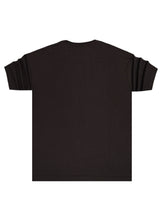 Ανδρική κοντομάνικη μπλούζα Henry clothing - 3-634 - small patch tee μαύρο