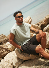 Ανδρική αμάνικη μπλούζα Henry clothing 3-640-mint