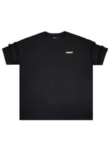 Ανδρική κοντομάνικη μπλούζα Henry clothing-3-641-black Don't tell Mama
