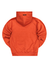 Ανδρικό φούτερ με κουκούλα Henry clothing-3-657-hoodie logo πορτοκαλί