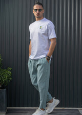 Ανδρική κοντομάνικη μπλούζα Henry - 3-701 - vespa oversized tee λευκό