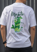 Ανδρική κοντομάνικη μπλούζα Henry clothing - 3-704 - mojito t-shirt λευκό