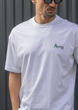 Ανδρική κοντομάνικη μπλούζα Henry clothing - 3-704 - mojito t-shirt λευκό