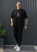 Ανδρική κοντομάνικη μπλούζα Henry clothing-3-715-black Henry Bear μαύρο
