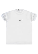 Ανδρική κοντομάνικη μπλούζα Henry clothing - 3-718 - follow your vibes  t-shirt λευκό