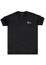 Ανδρική κοντομάνικη μπλούζα Henry clothing - 3-740 - street style t-shirt μαύρο