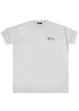 Ανδρική κοντομάνικη μπλούζα Henry clothing - 3-740 - street style t-shirt λευκό