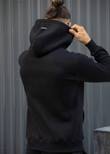 HENRY CLOTHING - Ανδρικό φούτερ με κουκούλα Henry Logo - Μαύρο 3-751