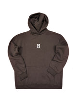 HENRY CLOTHING Ανδρικό φούτερ με κουκούλα H - Πούρο 3-767