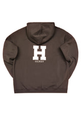 HENRY CLOTHING Ανδρικό φούτερ με κουκούλα H - Πούρο 3-767