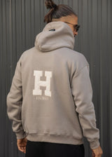 HENRY CLOTHING Ανδρικό φούτερ με κουκούλα H - Πούρο 3-767