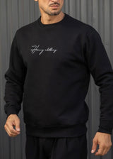 HENRY CLOTHING Ανδρικό φούτερ Henry Clothing - Μαύρο 3-781